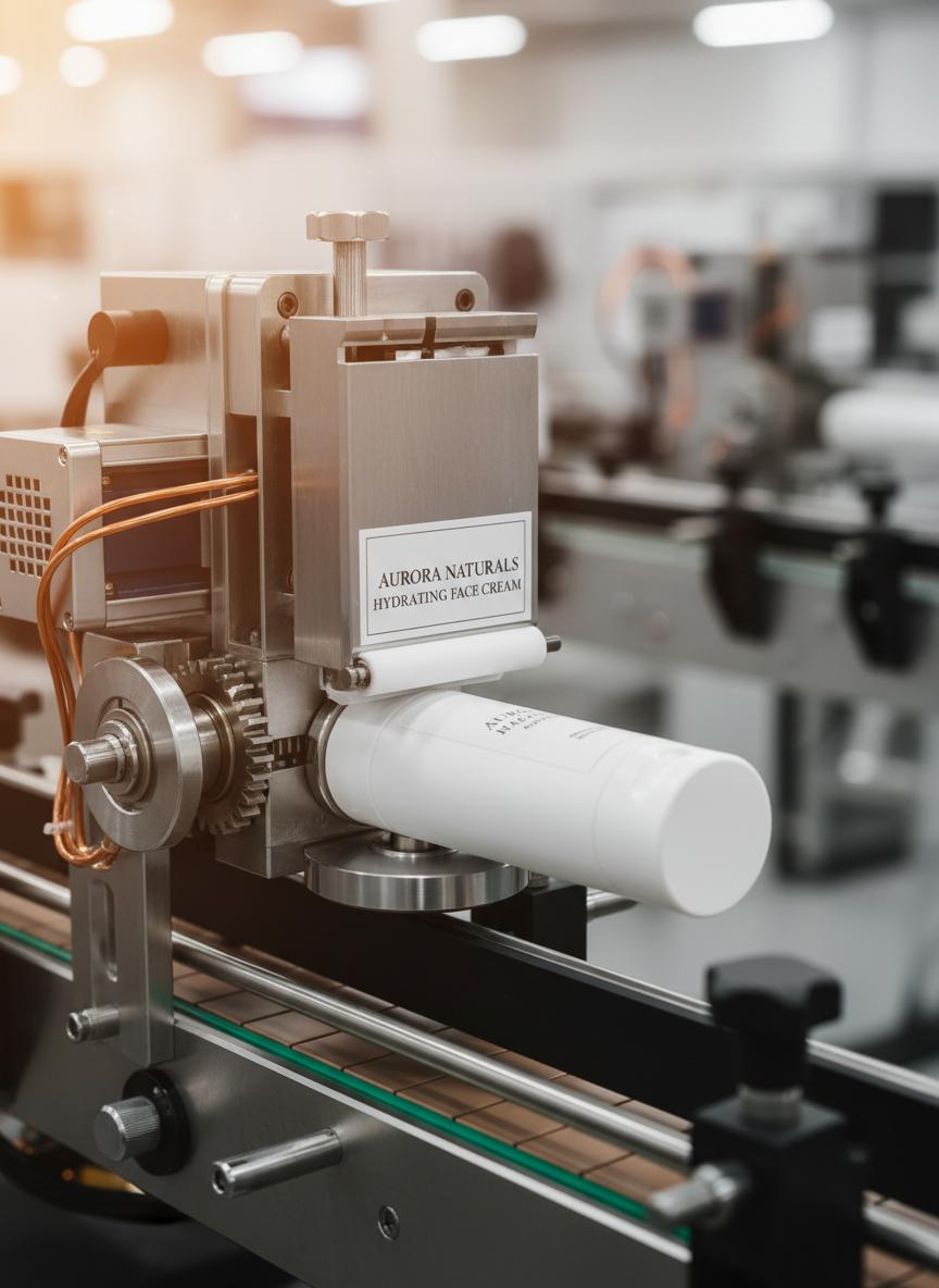 Cosmetic packaging operation